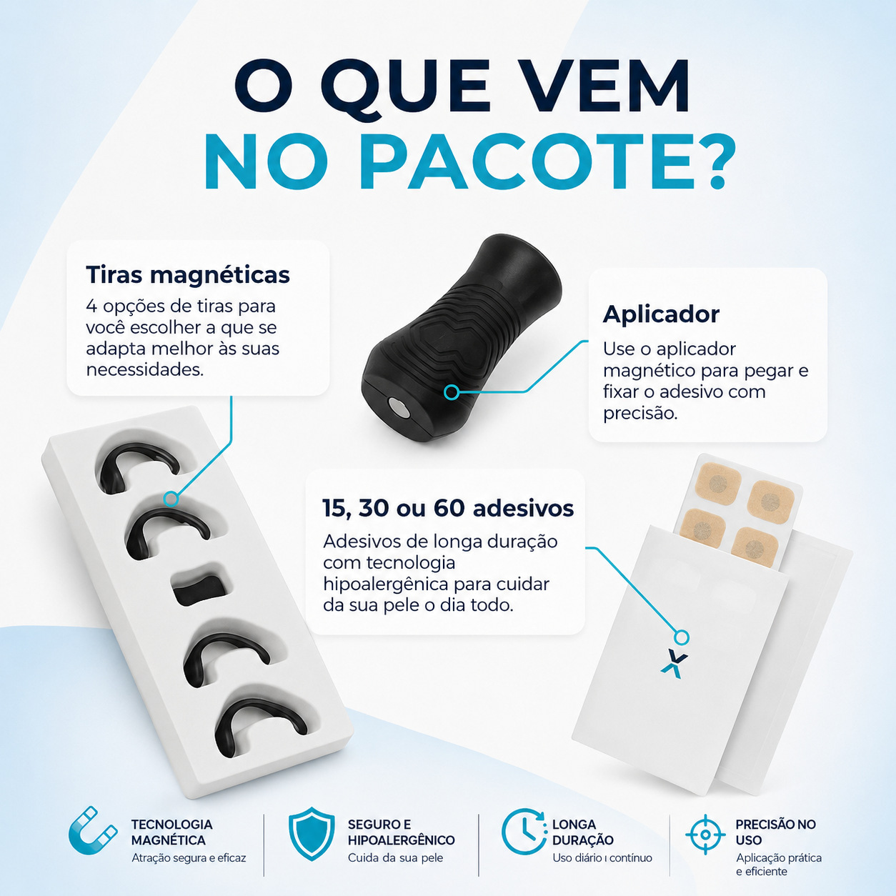 Clipe Nasal Magnético Zenox 3